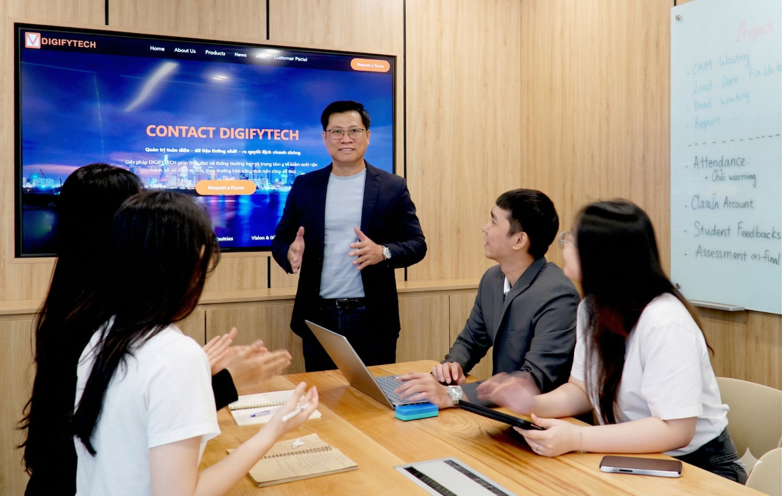 digital operations platform giao duc dashboard