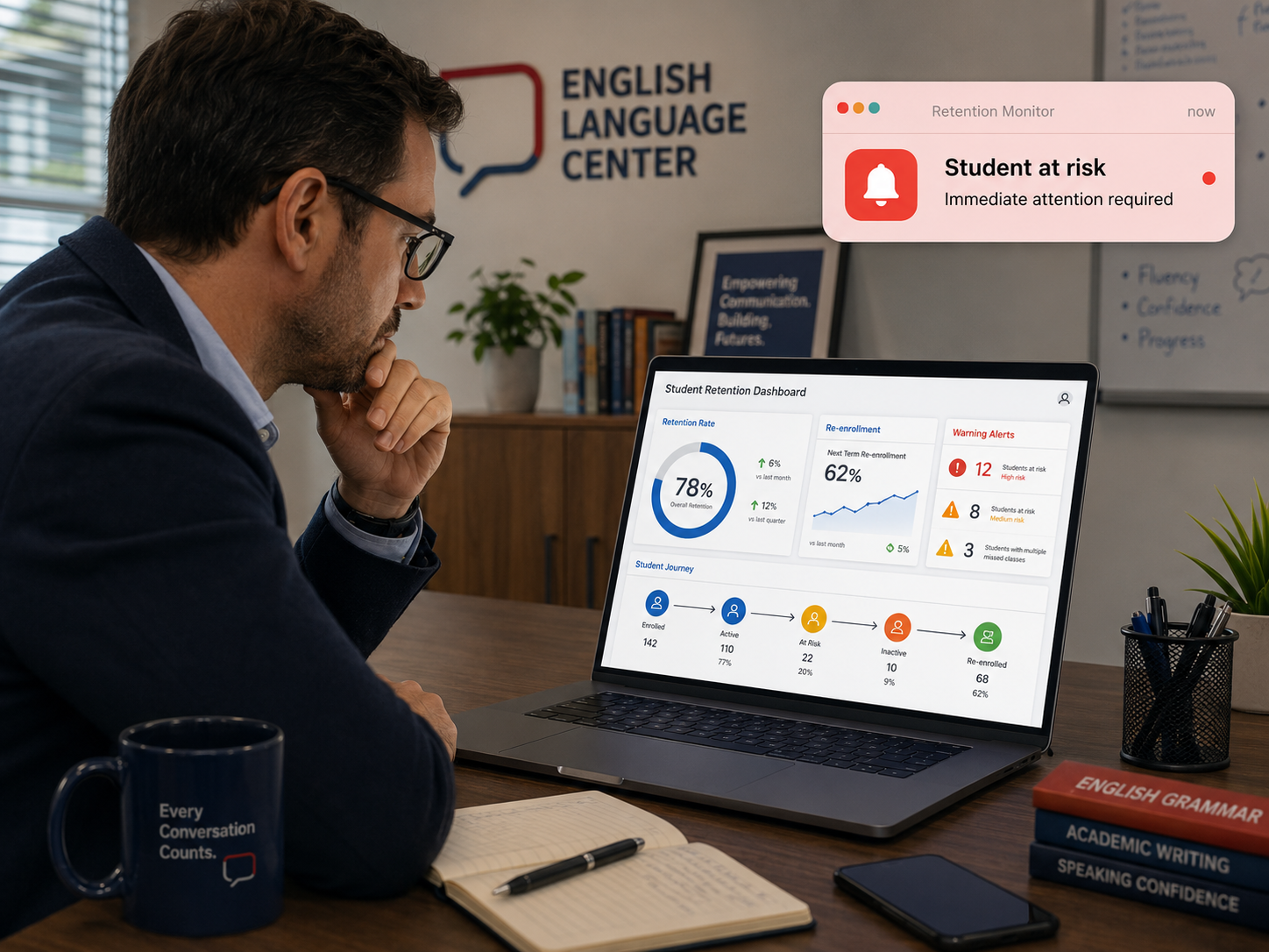 Chiến Lược Retention Giúp Trung Tâm Anh Ngữ Tăng Doanh Thu Không Cần Thêm Marketing